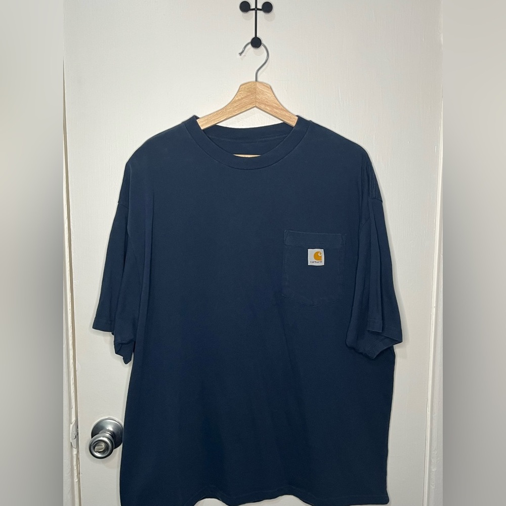 Carhartt Blue Short Sleeve Tee Classic Workwear